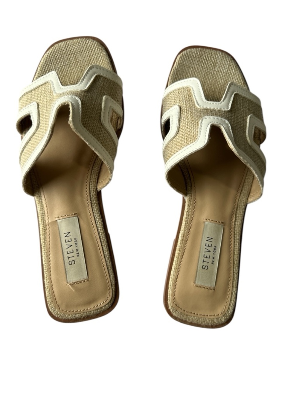 Steven New York Woven Flat Sandal Size 7.5